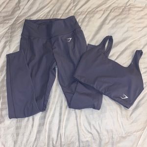 Gymshark blue dreamy set
